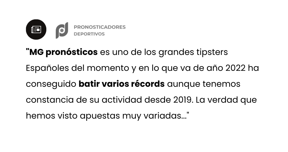 mg pronósticos